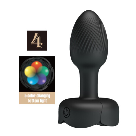 Plug Anal Vibrador Luz Led Olman Pretty Love Plug Anal Vibrador Luz Led Olman Pretty Love