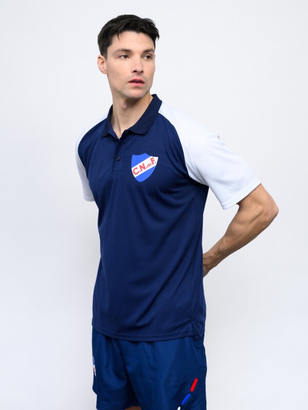REMERA POLO HARE Licencias Hombre Azul Marino, Blanco