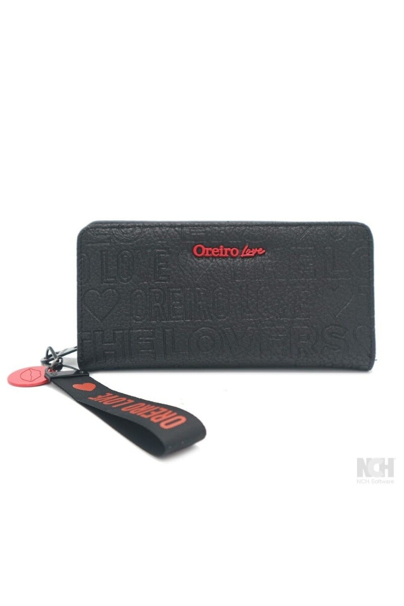 Billetera Las Oreiro - Negro 