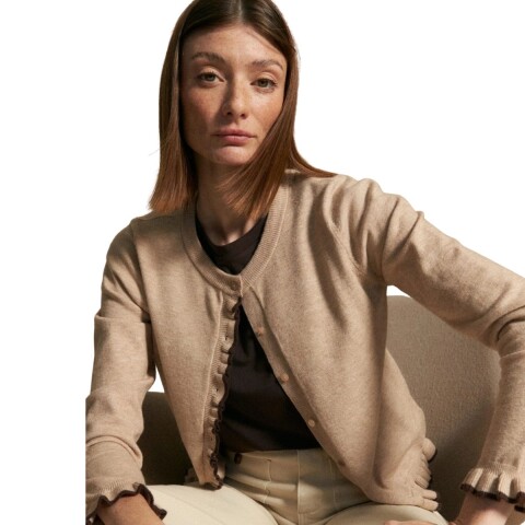 CARDIGAN ROSELA S-XXL BEIGE OSCU