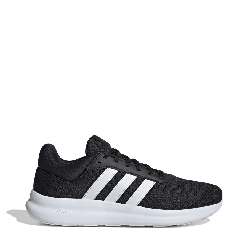 Championes de Hombre Adidas Lite Racer 4.0 Negro - Blanco