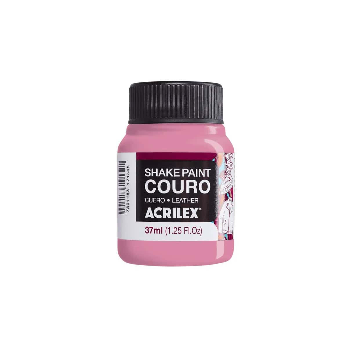 Pintura Acrilex Shake Cuero 37 ml - Rosa Chicle 