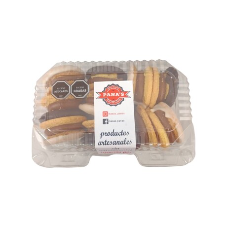 Pack Alfajores Panas de Chocolate y Chocolate Blanco 001