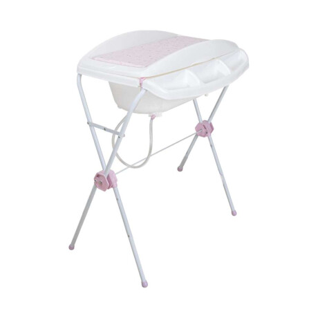 Catre De Baño Plegable Con Cambiador Shower Bebesit Rosa