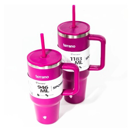 Vaso Spotie Cup Terrano Acero Inoxidable FUCSIA