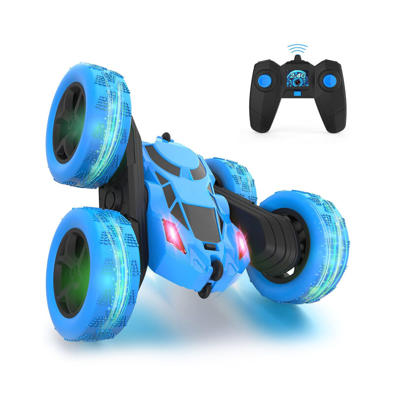 Auto a control remoto 4 x 4 Azul Stunt Car Auto a control remoto 4 x 4 Azul Stunt Car