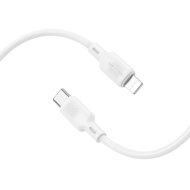 Cable Usb-c A Lightning 1m Silicona Carga Rápida Pd 27w Cable Usb-c A Lightning 1m Silicona Carga Rápida Pd 27w