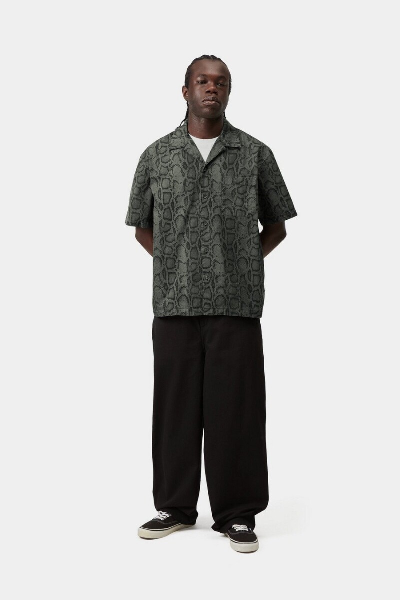 S/S Snake Camo Shirt Verde