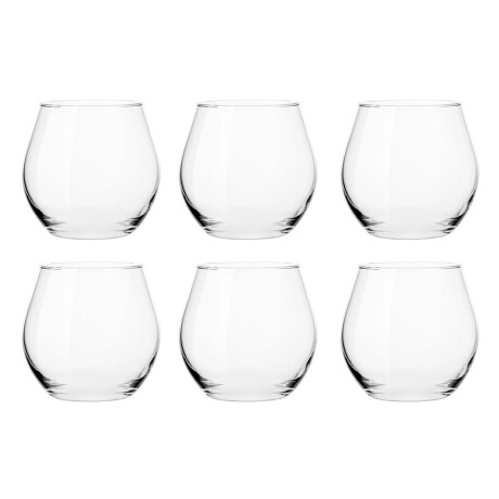 Set x6 vasos de vino 475ml TRANSPARENTE