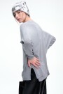 SWEATER ESCOTE V Gris