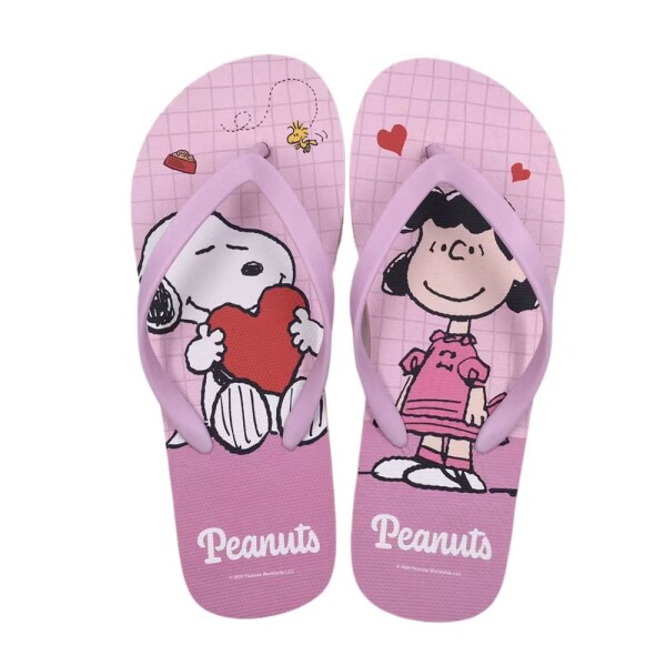 Ojota Snoopy 35-36 rosa