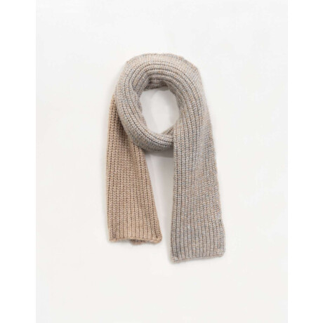 Bufanda Tejida Bicolor Combinacion Bicolor