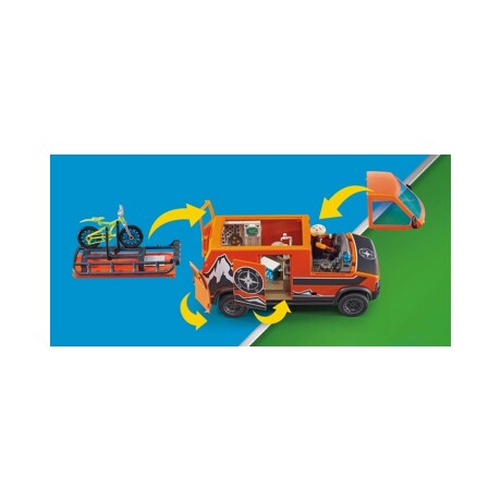 Juguete Playmobil Off Road camioneta de aventura 77 piezas Juguete Playmobil Off Road camioneta de aventura 77 piezas