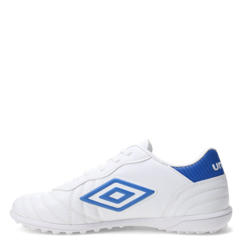 Championes de Fútbol 5 Infantiles Umbro Touch TF Blanco - Azul Real