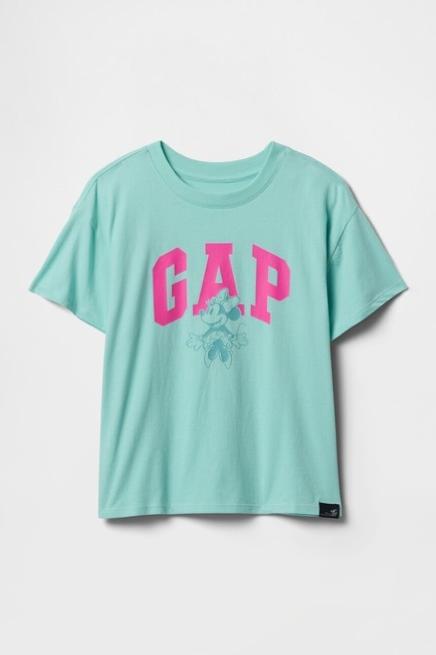 Remera Logo Gap Disney Niña Surf Spray