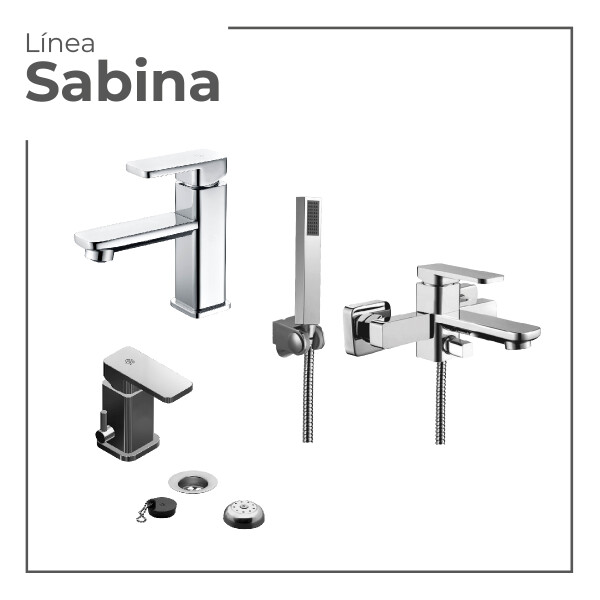 Juego De Griferia Modelo Sabina - Lavatorio + Bidet + Ducha Juego De Griferia Modelo Sabina - Lavatorio + Bidet + Ducha