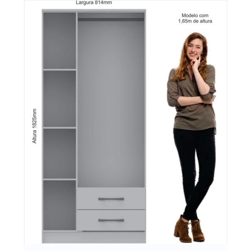 Ropero – Armario de 3 Puertas MOSCÚ MACADAMIA