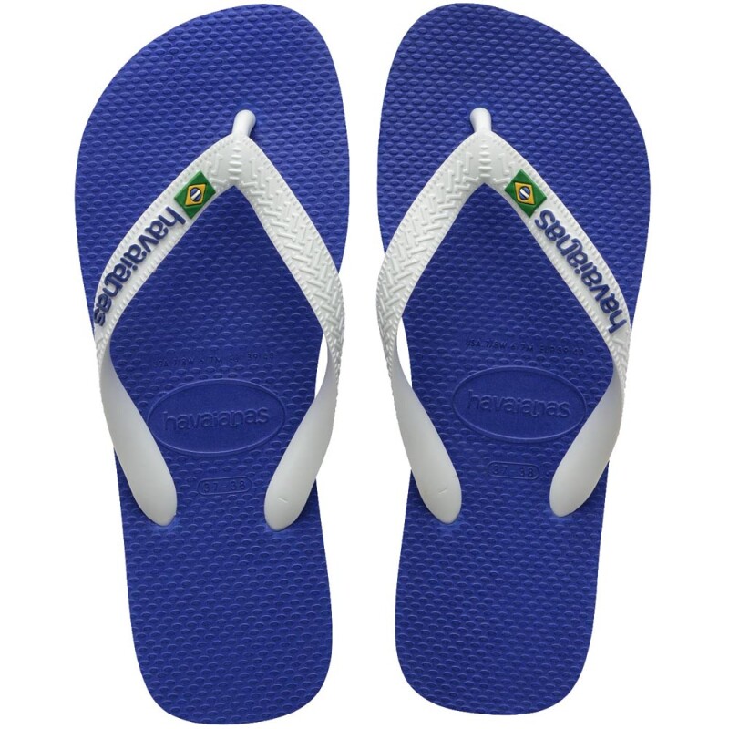 Sandalias Havaianas Brasil Logo Hombre Azul Naval