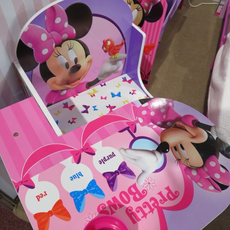 Escritorio con silla y almacenamiento Minnie Mouse Disney Escritorio con silla y almacenamiento Minnie Mouse Disney
