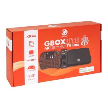 TV Box Goldtech Gbox Lite 16GB con teclado V01