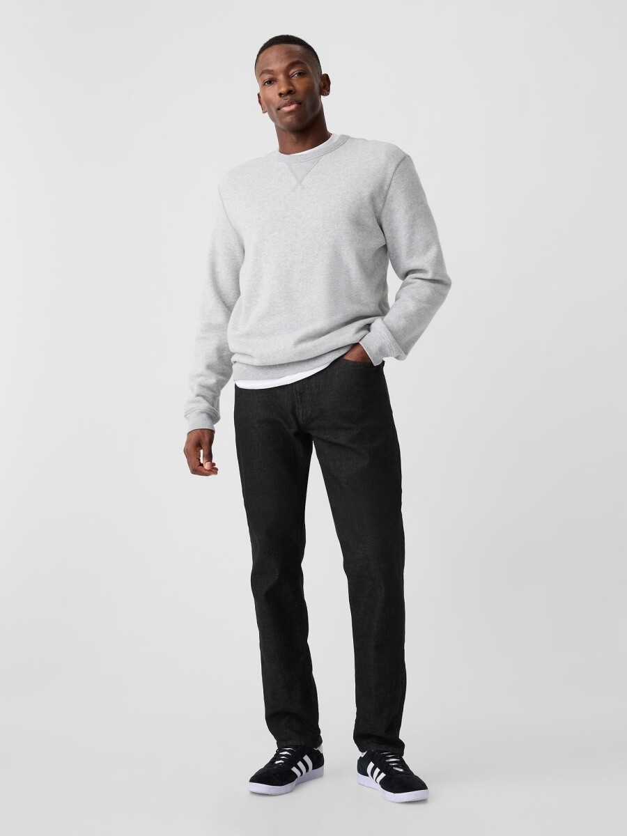 Jean Straight Hombre - Black Rinse 