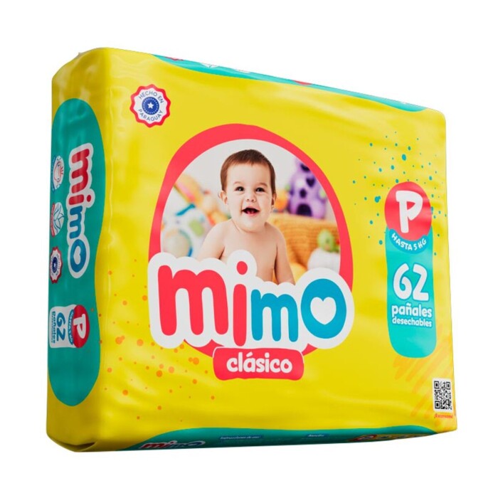 MIMO PAÑAL CLÁSICO MEG PEQ X 62 UND única