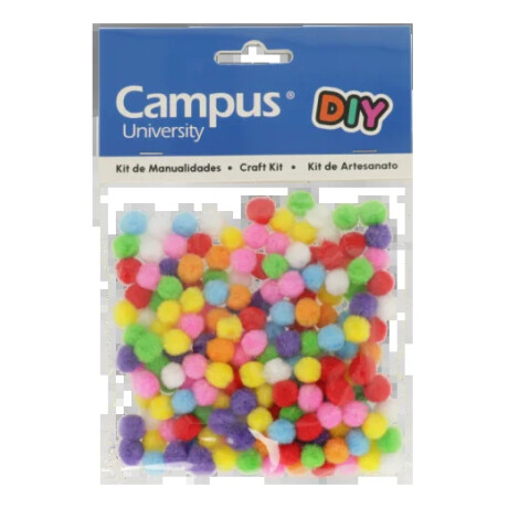 Confetti pompones Campus color surtido Blister x 200 uds Confetti pompones Campus color surtido Blister x 200 uds