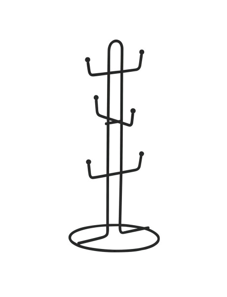 SOPORTE TAZAS D16x36CM CROMADO NEGRO SOPORTE TAZAS D16x36CM CROMADO NEGRO