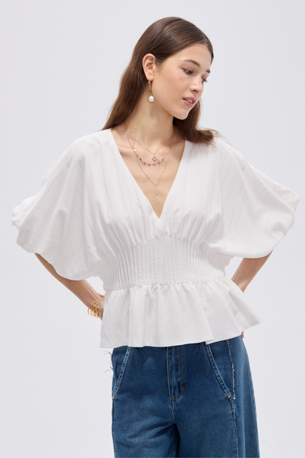 Blusa Laurin Marfil / Off White