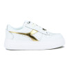 Championes Diadora Blanco-Dorado
