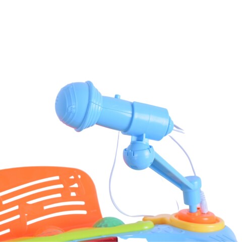 OUTLET Piano de pie con banco luz y sonido 50x10x47cm Outlet Piano De Pie Con Banco Luz Y Sonido 50x10x47cm