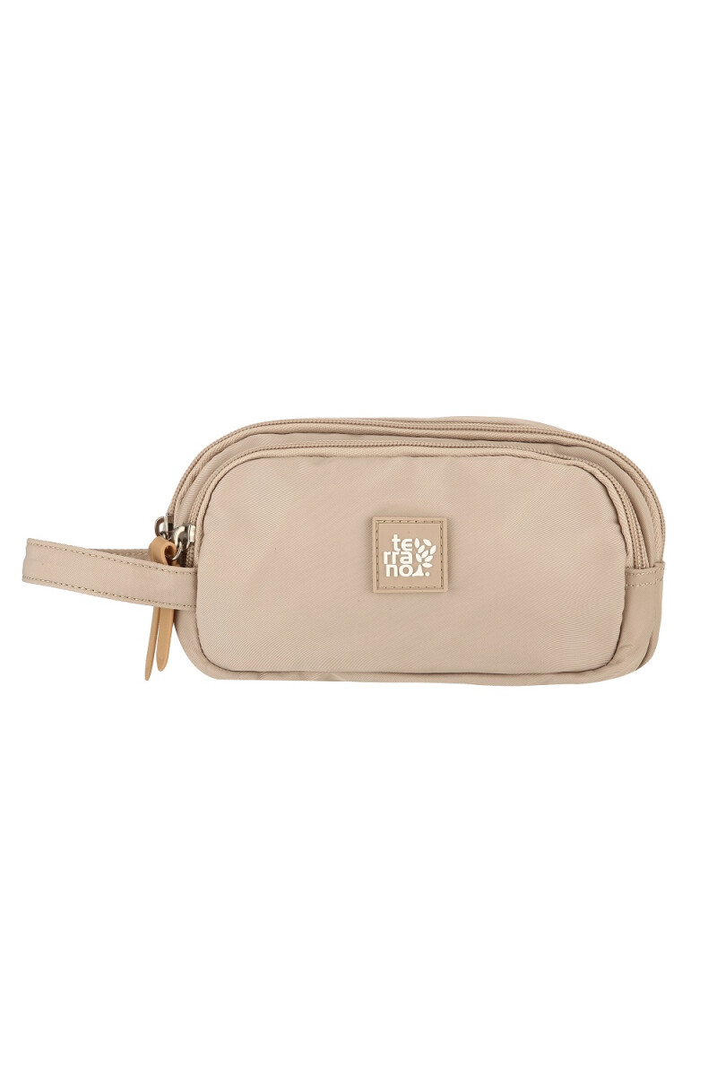CARTUCHERA TERRANO DOUBLE ESSENSE BEIGE