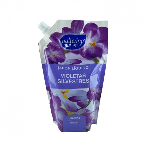 Ballerina Jabón líquido doypack 750ml Violetas silvestres