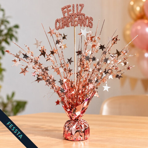 Centro de Mesa Feliz Cumpleaños Centro de Mesa Feliz Cumpleaños