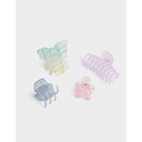 Set De Broches Combinacion Multicolor