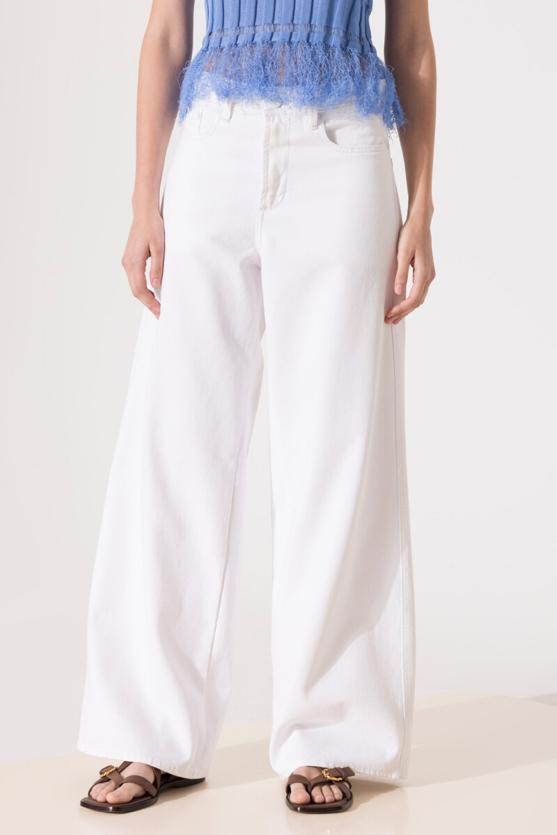 JEANS LINA WHITE Blanco