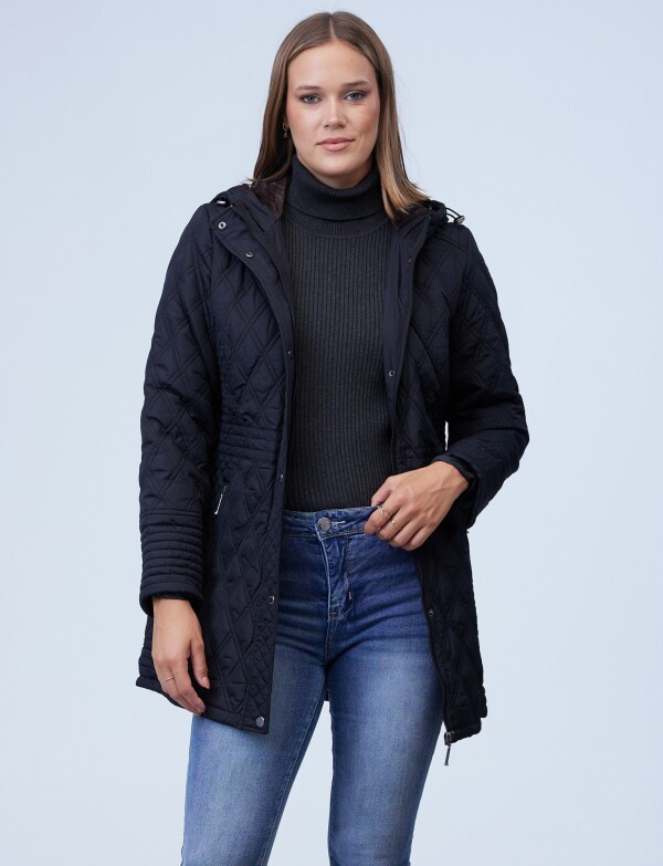 Campera Capitoneada NEGRO