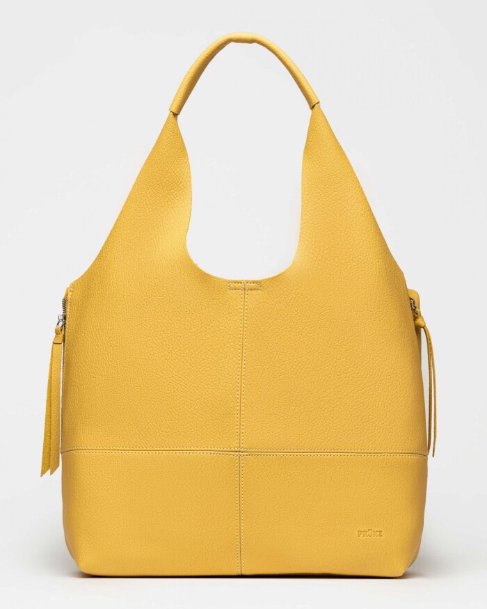 Shopper Amalfi en efecto cuero graneado Beige