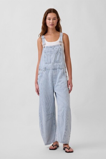 Enterito Horseshoe Mujer Blue Railroad Stripe