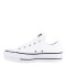 Championes Unisex Converse Plataforma Chuck Taylor Lift Blanco - Negro