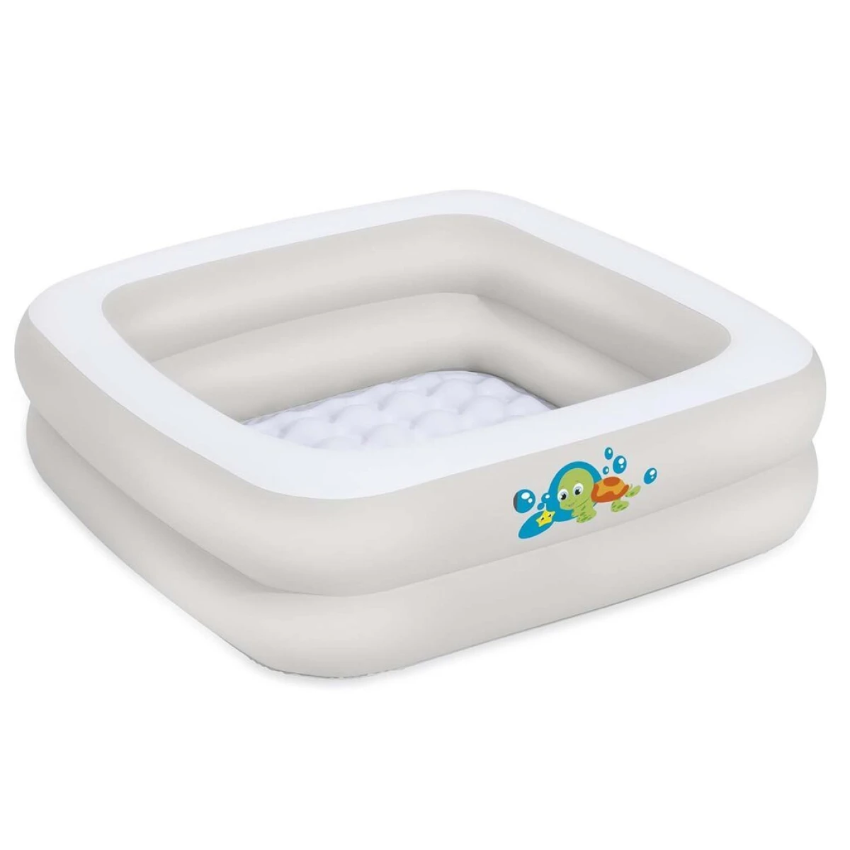 Bañera Bebé Bestway Mini Piscina Inflable Cuadrada Pileta - Variante Color Blanco 