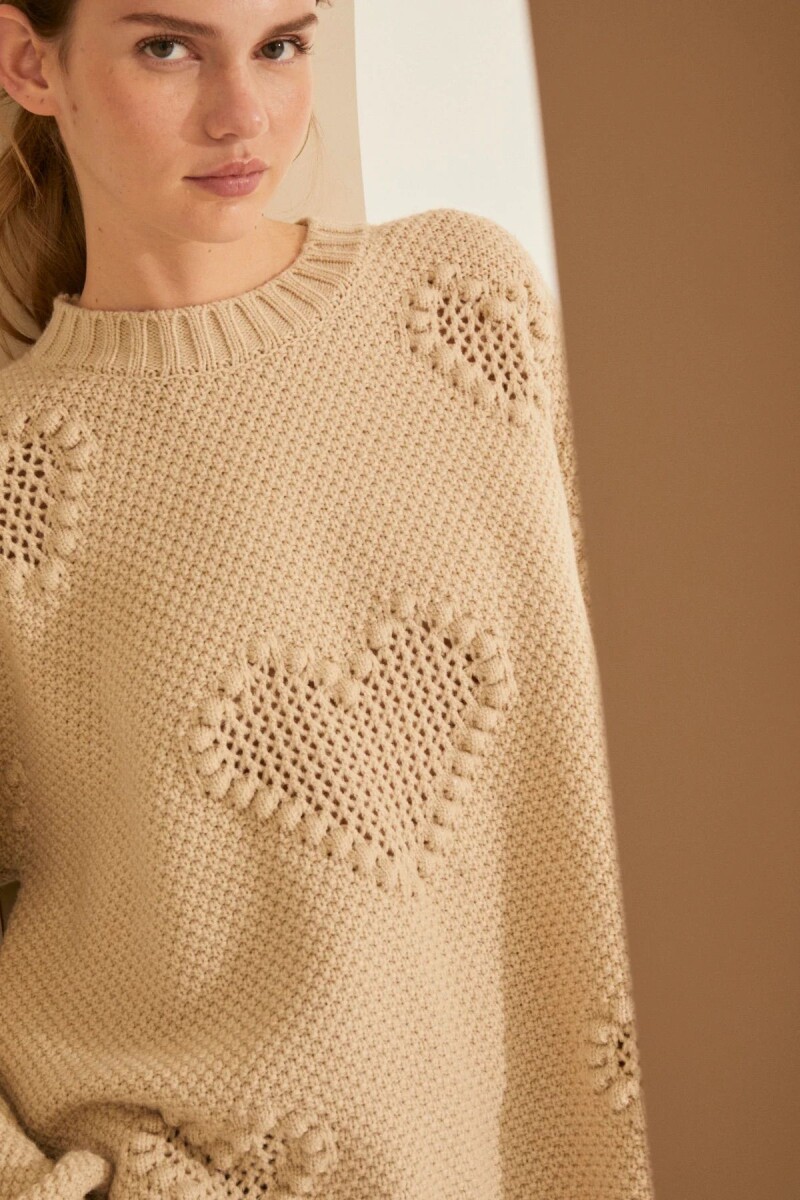 SWEATER BERRY - BEIGE 