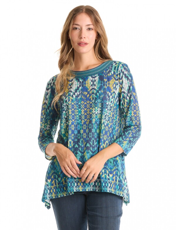 Blusa Print MULTI/VERDE