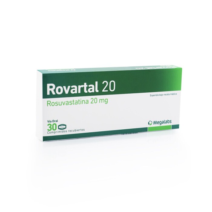 ROVARTAL 20 MG. CJ X 30 COMP. única