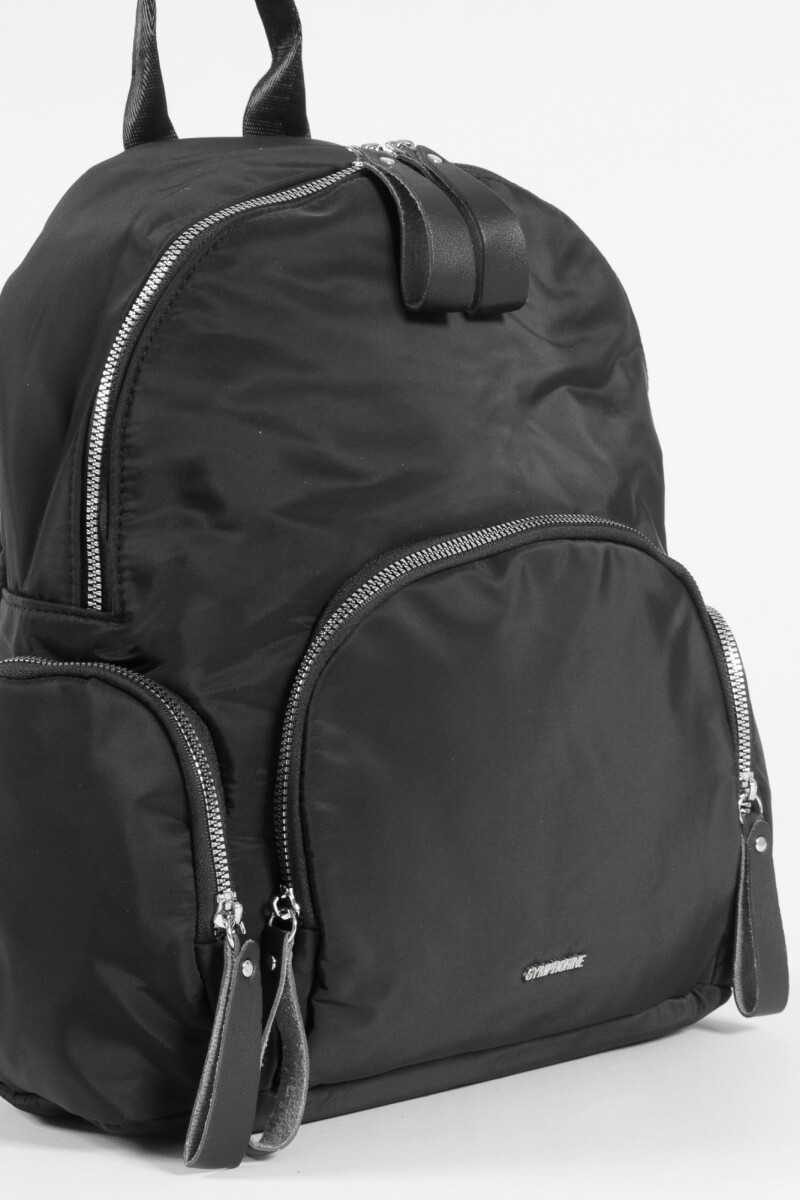 Mochila multi cierres negro