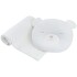 Set almohada y manta bebe BUBA blanco