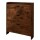 Zapatero Organizador Vertical De 3 Estantes Madera Oscura