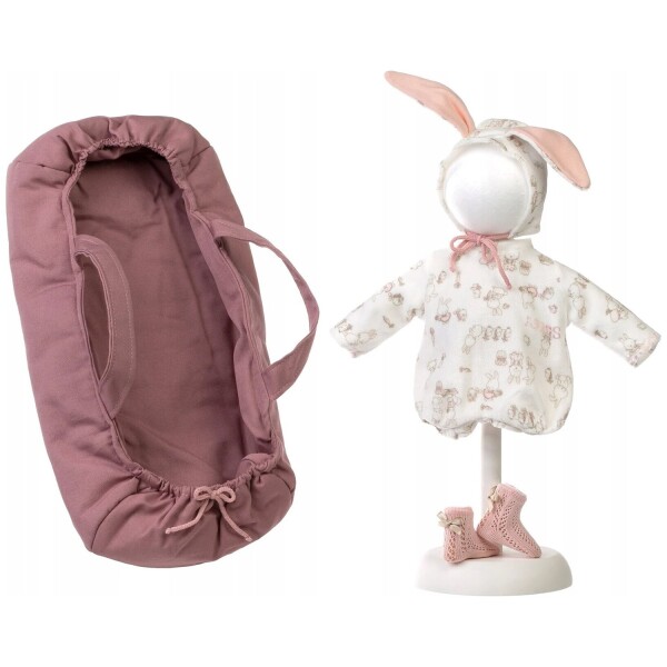 Set Ropa Muñeca Llorens 35cm Conejo Pijama Transportadora Variante Modelo Vestido