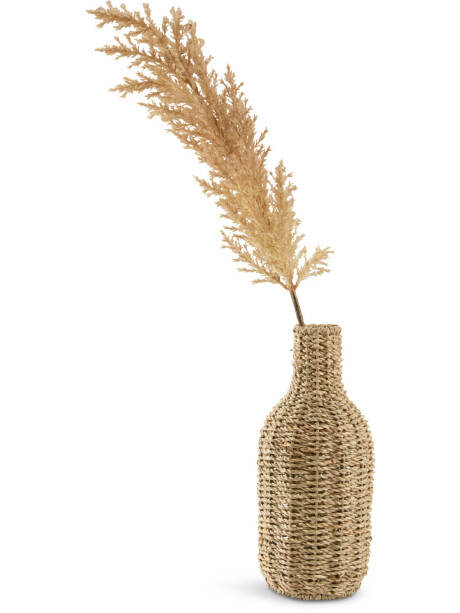 Jarrón KRESTOFF Ø15xA31cm ratán Jarrón KRESTOFF Ø15xA31cm ratán