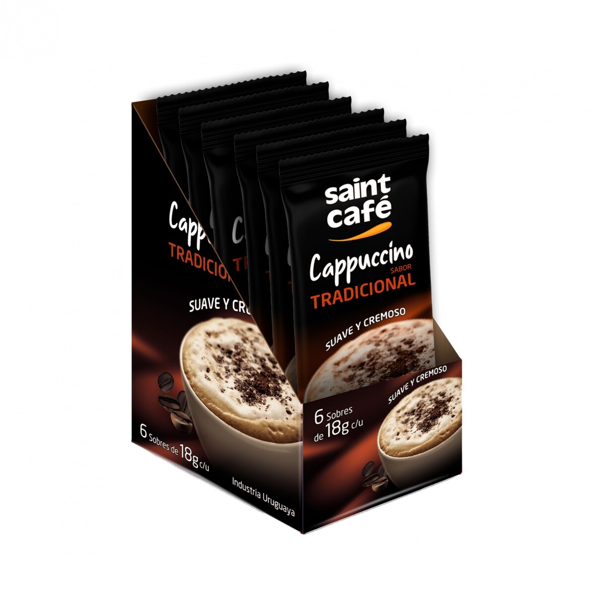 Pack X6 Sticks Saint Café Cappuccino Tradicional - 001 